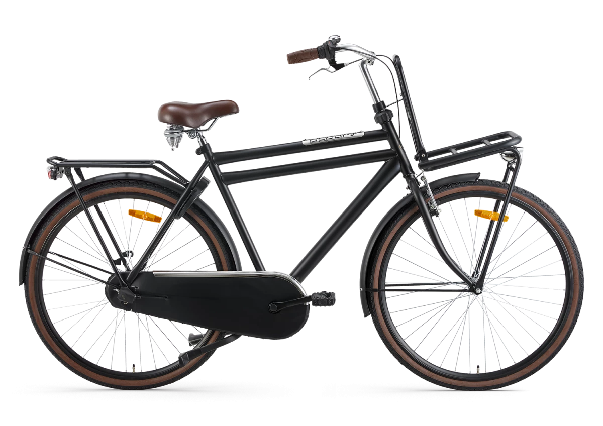 28 Tommer Herrecykel Popal Daily Basic 3 Gear, Mat Sort 1 28 Tommer Herrecykel Popal Daily Basic 3 Gear, Mat Sort