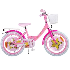Volare LOL Surprise 18 Tommer 28 Cm Pigecykel Fodbremse Lyserød