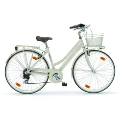 28" MBM Damecykel Boulevard 18 Gear D 46 Cm Cream