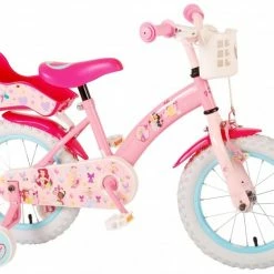 Prinsesse 14 Tommer 25 Cm Pigecykel Brems Lyserød